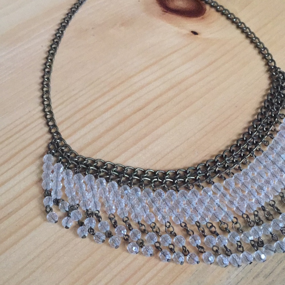 Chain statement necklace